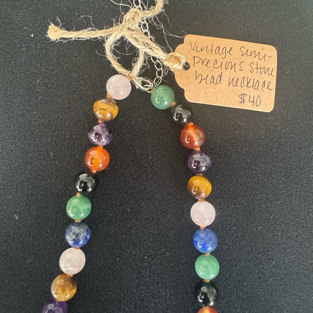 Multicolor Beaded Necklace - Picture 2 of 2
